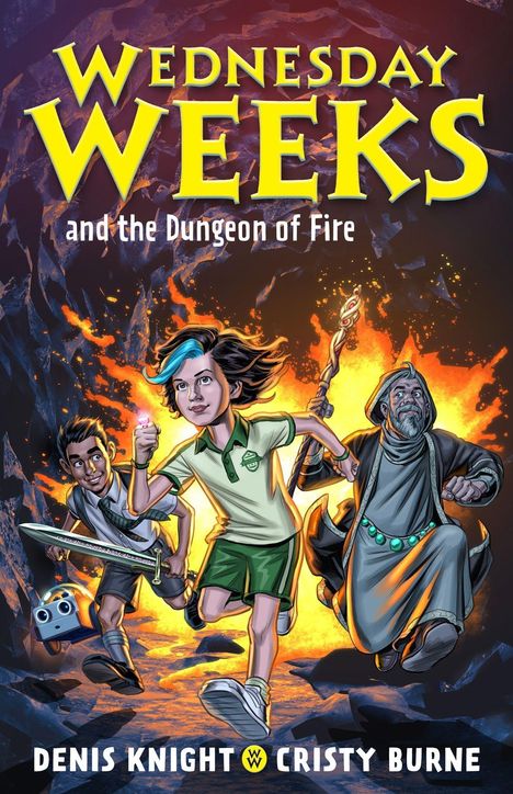 Denis Knight: Wednesday Weeks and the Dungeon of Fire, Buch