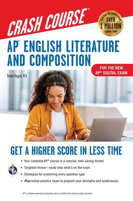 Dawn Hogue: AP English Literature &amp; Composition Crash Course, Book + Online, Buch