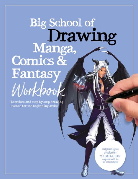 Walter Foster Creative Team: Big School of Drawing Manga, Comics &amp; Fantasy Workbook, Buch