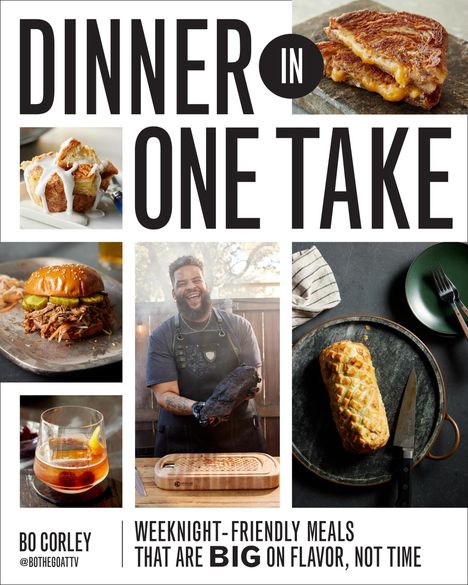 Bo Corley: Dinner in One Take, Buch