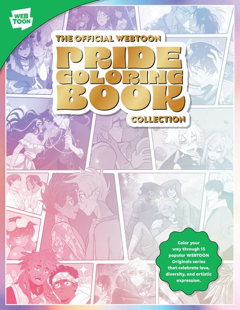 Webtoon Entertainment: The Official Webtoon Pride Coloring Book Collection, Buch
