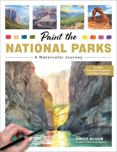 Emily Olson: Paint the National Parks, Buch