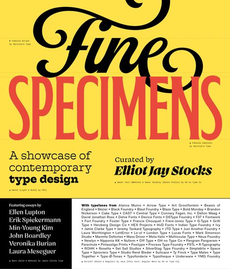 Elliot Jay Stocks: Fine Specimens, Buch