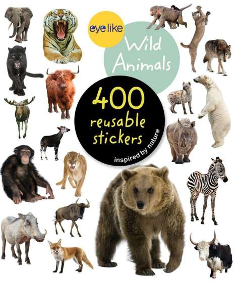 Workman Publishing: Eyelike Stickers: Wild Animals, Buch
