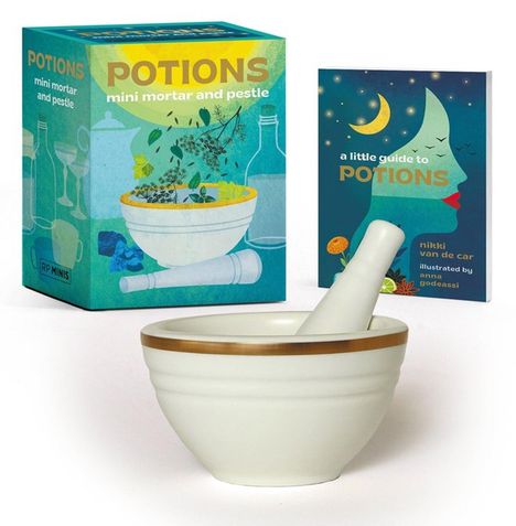 Nikki van De Car: Potions Mini Mortar and Pestle, Diverse