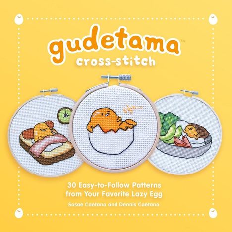 Sosae Caetano: Gudetama Cross-Stitch, Buch