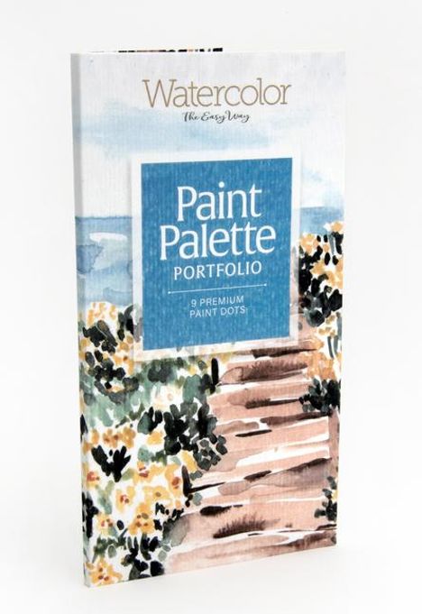 Sara Berrenson: Watercolor the Easy Way Paint Palette Portfolio Coastal, Buch