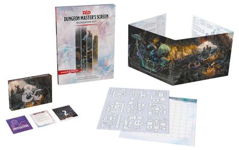 Dungeons &amp; Dragons: D&d Dungeon Masters Screen: Dungeon Kit (Dungeons &amp; Dragons DM Accessories), Spiele