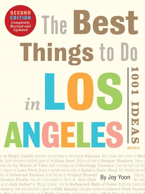 Joy Yoon: The Best Things to Do in Los Angeles, Buch