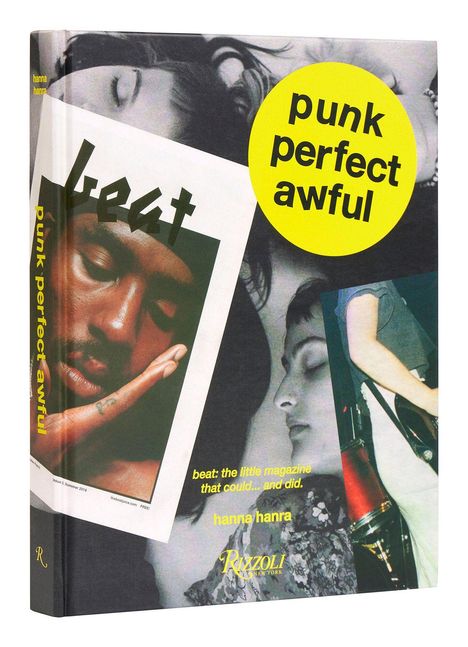 Text: "punk perfect awful", "beat: the little magazine that could... and did.", "hanna hanra". Cover mit Porträts und Gitarre.