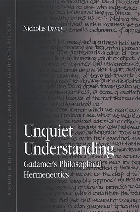 Nicholas Davey: Unquiet Understanding, Buch