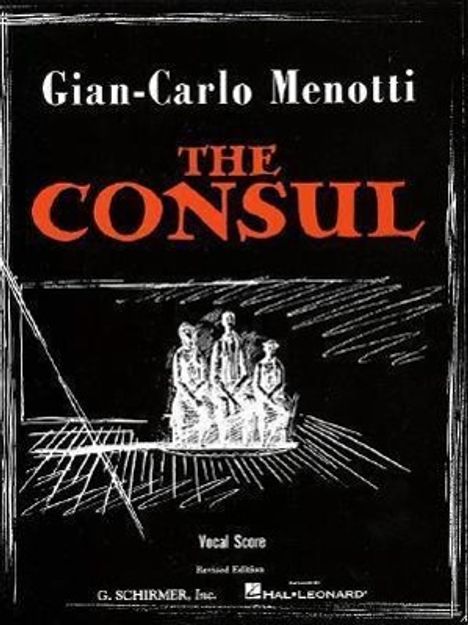 Gian-Carlo Menotti: Menotti The Consul Vocal Score P/B Eng Only (Ed1980), Noten