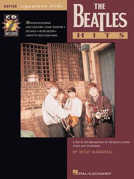 The Beatles: Beatles Hits Guitar Signature Licks Tab Book/Cd, Noten