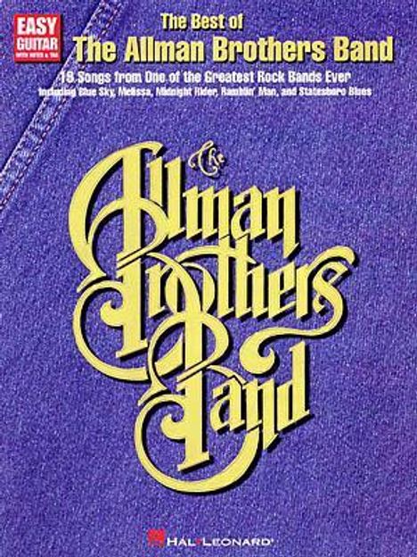 The Allman Brothers Band: The Best of the Allman Brothers Band, Noten