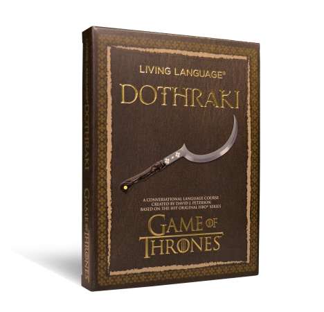 David J. Peterson: Living Lang Dothraki, Buch