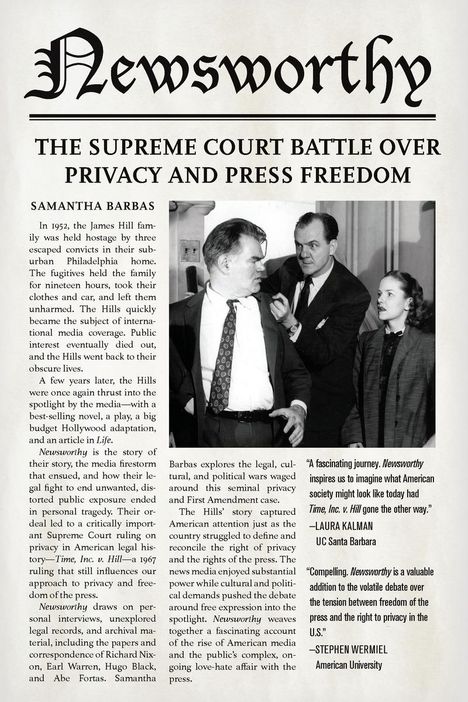 Samantha Barbas: Newsworthy, Buch