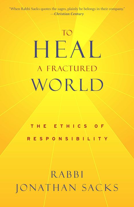 Jonathan Sacks: To Heal a Fractured World, Buch