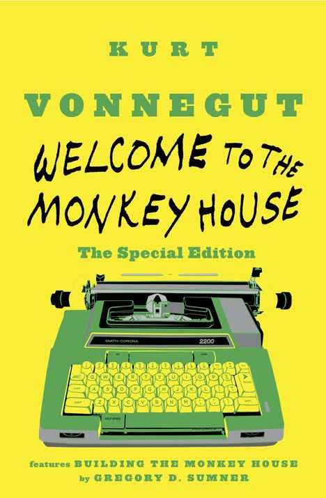 KURT VONNEGUT, WELCOME TO THE MONKEY HOUSE, The Special Edition. Eine Schreibmaschine auf gelbem Hintergrund.