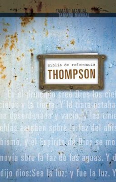 Zondervan: Biblia de Referencia Thompson-RV 1960-Personal Size, Buch