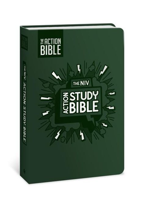 David C Cook: The NIV Action Study Bible, Leathersoft, Forest, Full Color, Buch