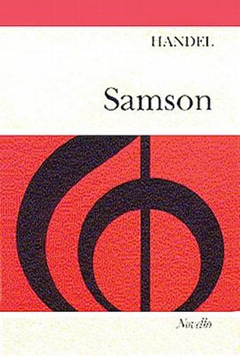 Samson: Vocal Score, Buch