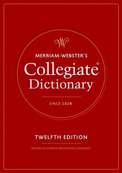 Merriam-Webster's Collegiate Dictionary, Buch