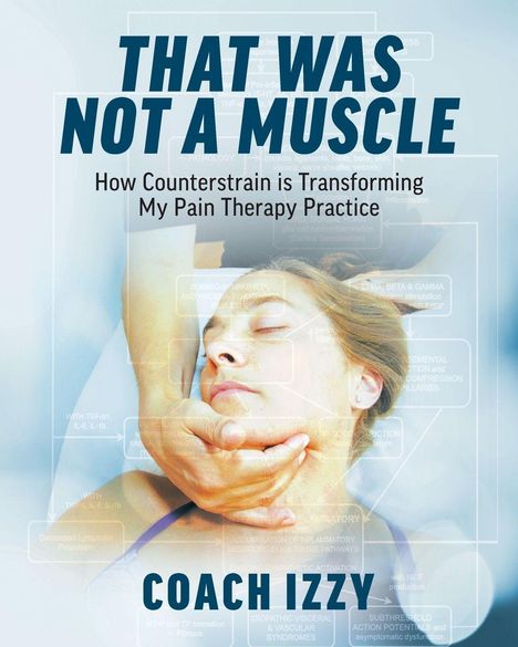 „That Was Not a Muscle“ und „Coach Izzy“. Eine Person wird sanft am Kopf gehalten.