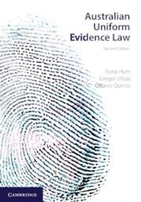 Fiona Hum: Australian Uniform Evidence Law, Buch