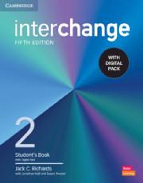 Interchange Fifth Edition 2, Student's Book. Jack C. Richards. Buntes, dynamisches Titelbild.