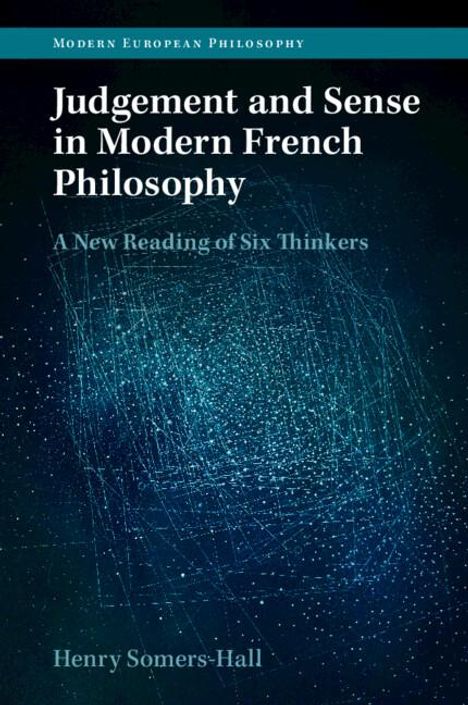 Henry Somers-Hall: Judgement and Sense in Modern French Philosophy, Buch