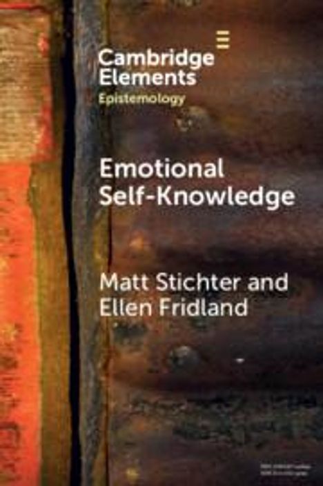 Matt Stichter: Emotional Self-Knowledge, Buch