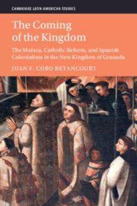 Buchtitel: "The Coming of the Kingdom". Gemälde von Mönchen in religiöser Kleidung in einem Innenraum.