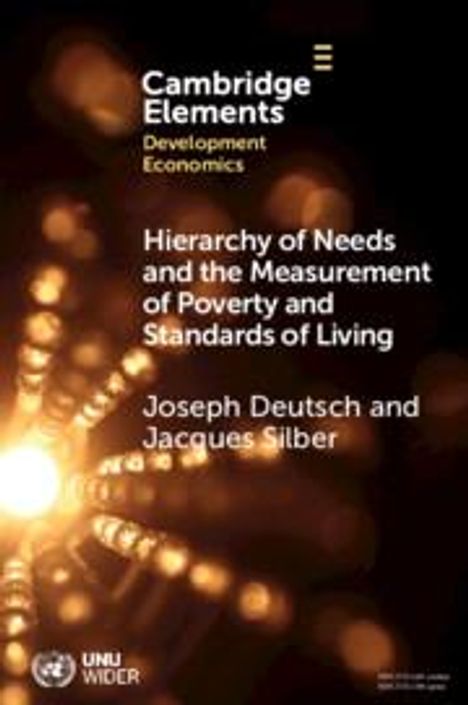 Jacques Silber: Hierarchy of Needs and the Measurement of Poverty and Standards of Living, Buch
