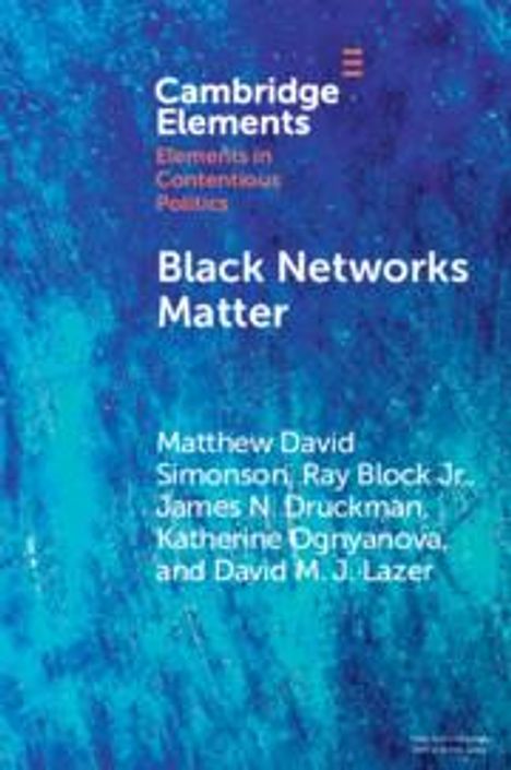 David M. J. Lazer: Black Networks Matter, Buch