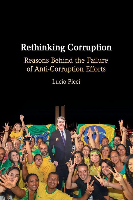 „Rethinking Corruption: Reasons Behind the Failure of Anti-Corruption Efforts“ von Lucio Picci. Menschen jubeln mit Flaggen.