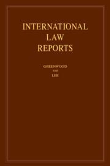 International Law Reports: Volume 205, Buch