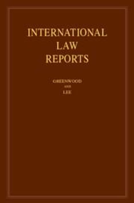 International Law Reports: Volume 207, Buch