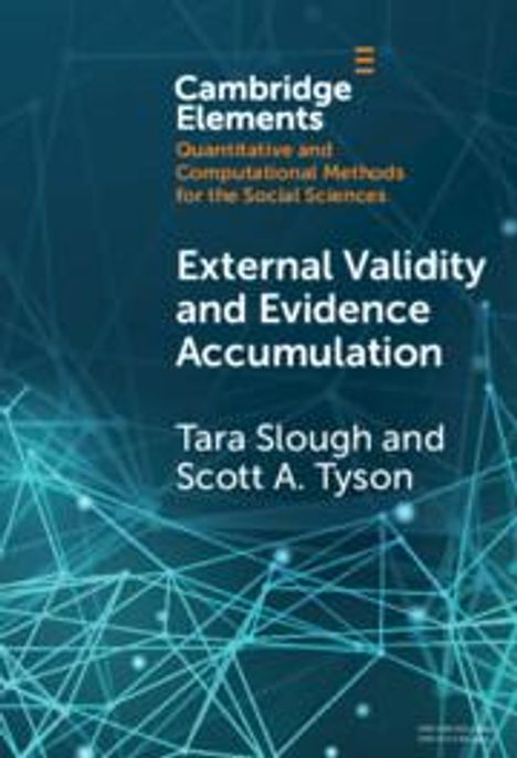 Scott A. Tyson: External Validity and Evidence Accumulation, Buch