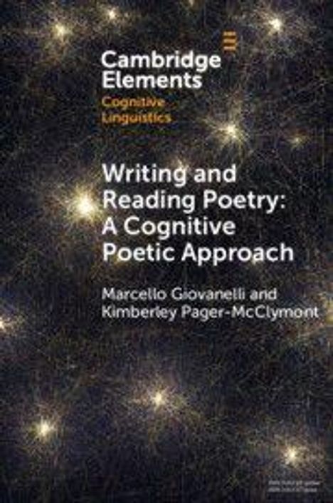 Titel: "Writing and Reading Poetry: A Cognitive Poetic Approach" von Govanelli und Pager-McClymont. Sterne im Hintergrund.