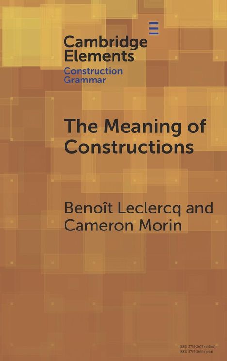 Benoit Leclercq: The Meaning of Constructions, Buch