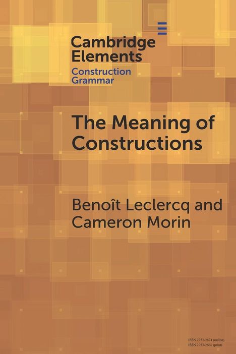 Benoit Leclercq: The Meaning of Constructions, Buch