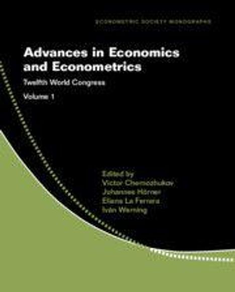 Advances in Economics and Econometrics: Volume 1, Buch