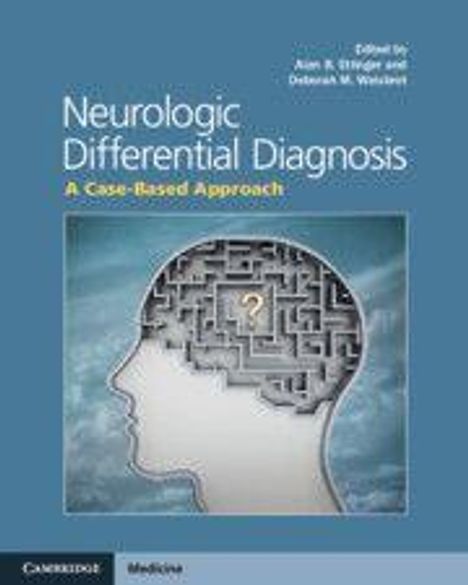 "Neurologic Differential Diagnosis: A Case-Based Approach." Illustration: Menschliches Profil mit Labyrinth im Kopf.
