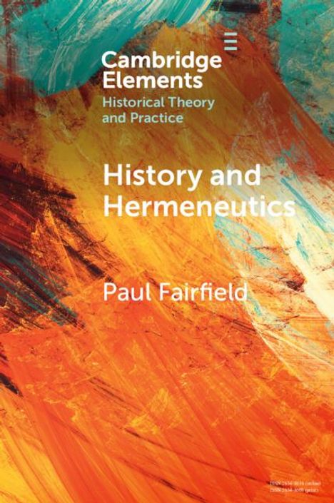 Paul Fairfield: History and Hermeneutics, Buch