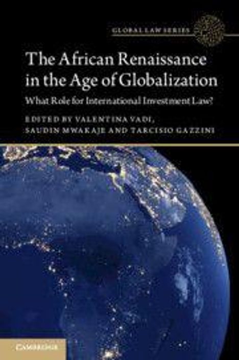"The African Renaissance in the Age of Globalization" steht oben; der untere Bildbereich zeigt einen beleuchteten Erdausschnitt.