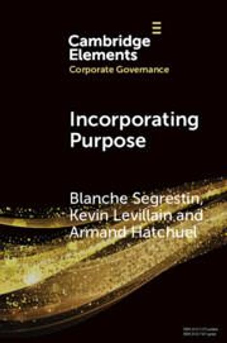 Armand Hatchuel: Incorporating Purpose, Buch