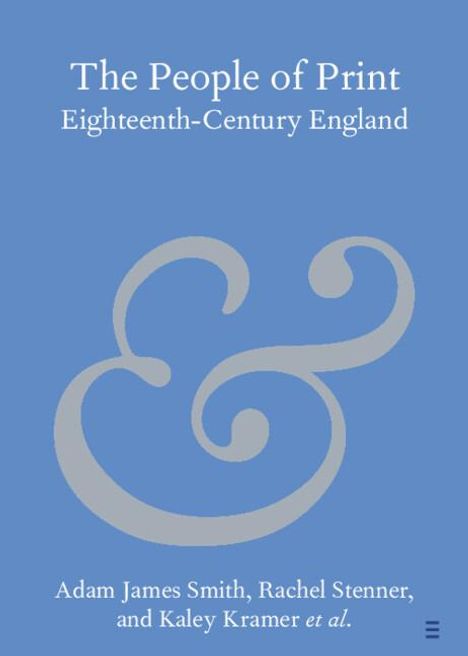 Adam James Smith: The People of Print, Buch