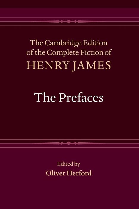 Henry James: The Prefaces, Buch