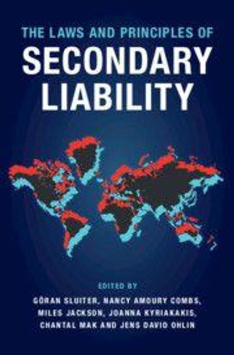 Titel: "The Laws and Principles of Secondary Liability". Bearbeitet von mehreren Autoren. Hintergrund: stilisierte Weltkarte.