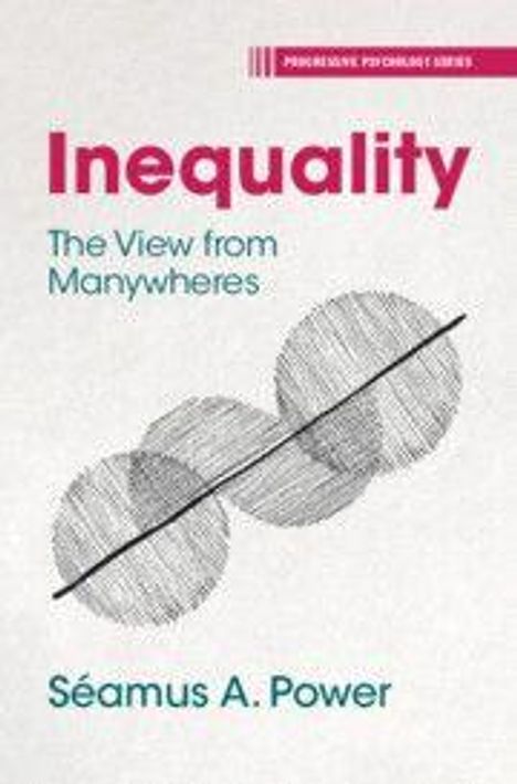 Text: "Inequality: The View from Manywheres" von Séamus A. Power. Grafik: Zwei überlappende Kreise mit diagonaler Linie.